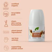 Dr Organic Moroccan Argan Oil Deodorant Roll-On - thumbnail