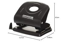 OFFICE products perforator, 30 blad, in metaal, zwart - thumbnail