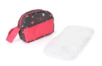 Poppen Luiertas - Vlinders Koraal - thumbnail