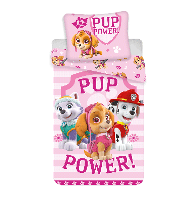 Paw Patrol peuterdekbedovertrek Pup Power - 100 x 135 cm Paw Patrol peuterdekbedovertrek Pup Power - 100 x 135 cm