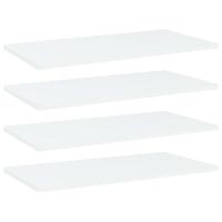 Wandschappen 4 st 60x30x1,5 cm spaanplaat wit - thumbnail