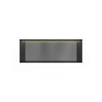 Hotbath &MORE Inbouwnis 30x80x10cm frameless + LED Geborsteld Gunmetal PVD - thumbnail