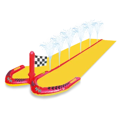 Waterglijbaan Dubbel Racing