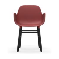 Normann Copenhagen Form armstoel Red vierpoot zwart eikenhout - thumbnail