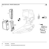 SRAM bouten set screw + small part set red etap axs - thumbnail
