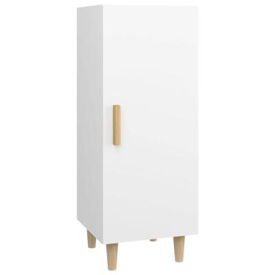 Dressoir 34,5x34x90 cm bewerkt hout wit Dressoir 34,5x34x90 cm bewerkt hout wit
