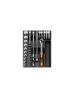 Beta Harde voorgevormde inzetbakken met assortiment gereedschap T80 - 024240080 - thumbnail