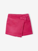 Skort voor meisjes van fluweel/velours fuchsia - thumbnail