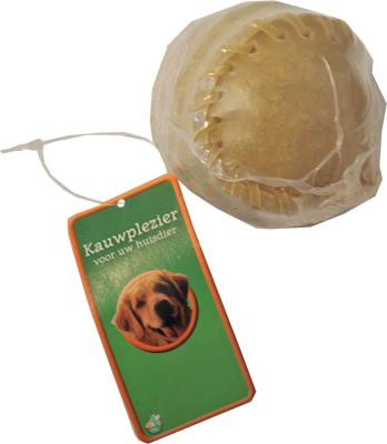 Kauwbal gevuld met munchy met label Kauwplezier Gebr. de Boon - Gebr de boon