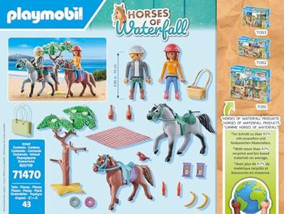 PLAYMOBIL 71470 Amélia en Ben met paarden
