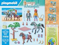 PLAYMOBIL Horses of Waterfall Starter Pack paardrijden naar het strand met Amelia en Ben 71470 - thumbnail