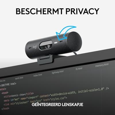Logitech Brio 505 webcam 4 MP 1920 x 1080 Pixels USB Zwart