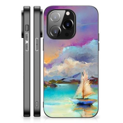 Kleurrijke Telefoonhoesje iPhone 14 Pro Boat