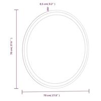 Badkamerspiegel LED rond 70 cm - thumbnail