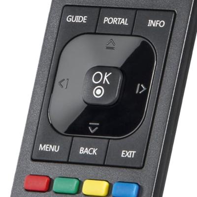Hama Universal Remote Control voor LG TVs IR Teachable Illuminating Buttons Afstandsbediening Zwart - thumbnail