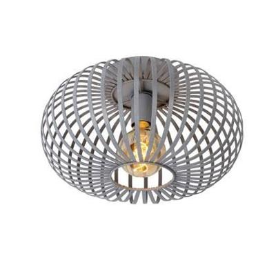 Lucide MANUELA - Plafonnière - Ø 39,5 cm - 1xE27 - Grijs