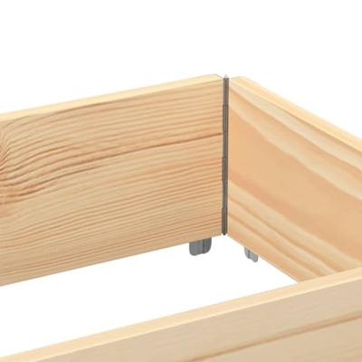 VidaXL Palletopzetrand 150x50 cm massief grenenhout VidaXL Palletopzetrand 150x50 cm massief grenenhout