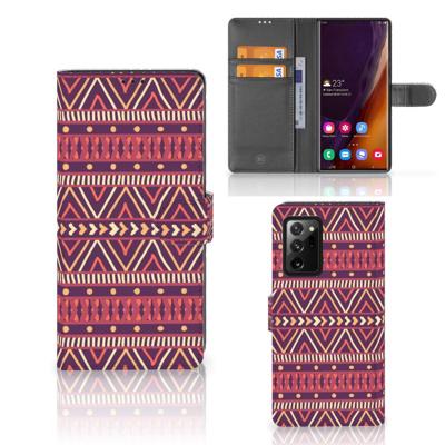 Samsung Galaxy Note20 Ultra | Telefoon Hoesje | Aztec Paars Samsung Galaxy Note20 Ultra | Telefoon Hoesje | Aztec Paars