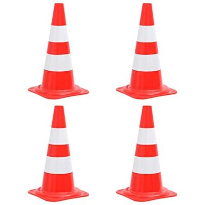 VidaXL Verkeerskegels 4 st reflecterend 50 cm rood en wit