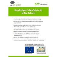 Sun Garden luxe hondenmand lucky + kussen 59x67x20cm grijs - thumbnail