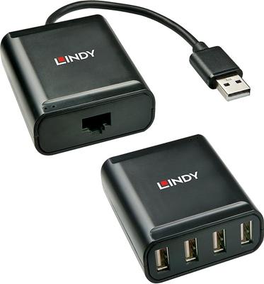 Lindy hub & concentrator USB 2.0 Zwart Lindy hub & concentrator USB 2.0 Zwart