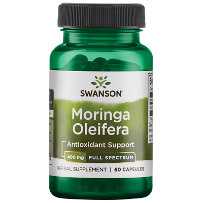 Full Spectrum Moringa Oleifera 400mg | Swanson | 60