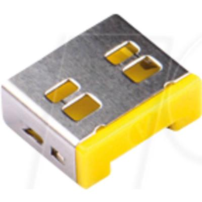 Smartkeeper UL03P2YL USB-A-poortslot Set van 100 stuks Geel Zonder sleutel Smartkeeper UL03P2YL USB-A-poortslot Set van 100 stuks Geel Zonder sleutel