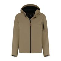 Travelin' Men - Softshell jacket - Bruin - Maat L - thumbnail