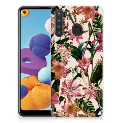 Samsung Galaxy A21 | TPU Case | Flowers