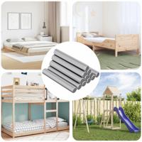 VidaXL Draadstaaf 1000 pcs zilver staal - thumbnail