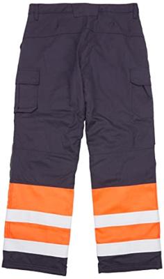 Blåkläder Multinorm winterwerkbroek 18691513 | Marineblauw/Oranje | Maat 62 - 7330509716885