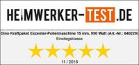 Dino KRAFTPAKET Exzenter 15mm 950 W 640229 Excentrische polijstmachine 230 V 950 W 1500 - 4800 omw/min 150 mm - thumbnail