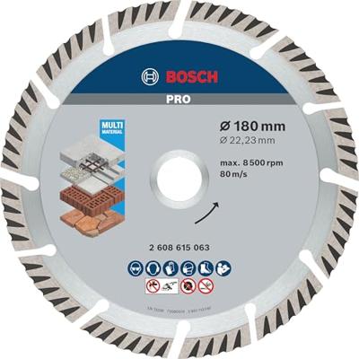 Bosch Accessories 2608615063 Standard for Universal Speed Diamanten doorslijpschijf Diameter 180 mm Boordiameter 22.23 mm 1 stuk(s)