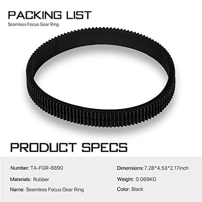 Tilta Seamless Focus Gear Ring for 88mm to 90mm Lens