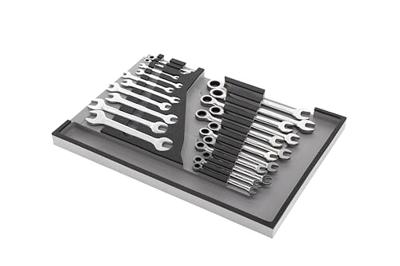 Gedore RED 3301687 R22350006 Steek-ringratelsleutelset Sleutelbreedte (metrisch) 07 - 29 mm - thumbnail