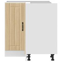 Keuken hoekonderkast Lucca bewerkt hout sonoma eikenkleurig - thumbnail