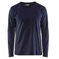 Blåkläder T-Shirt lange mouw 35001042 | Donker marineblauw | Maat 6XL - 7330509596579 - thumbnail