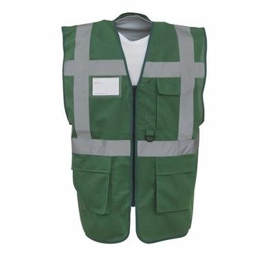 Veiligheidshesje met rits groen - L