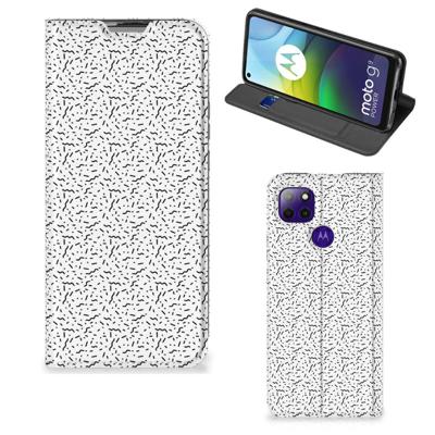 Motorola Moto G9 Power | Hoesje met Magneet | Stripes Dots Motorola Moto G9 Power | Hoesje met Magneet | Stripes Dots
