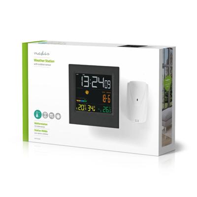 Weerstation | Draadloze sensor | Alarmklok | Weersvoorspelling Weerstation | Draadloze sensor | Alarmklok | Weersvoorspelling