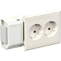 Schneider Electric 5951511 Inbouwdoos 2-voudig stopcontact 1 stuk(s) Wit - thumbnail