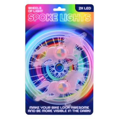 Eenhoorn spaakverlichting, 2 stuks op kaart