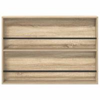 Tijdschrift Rek Sonoma Eiken 100 x 12 x 70 cm Bewerkt hout - thumbnail