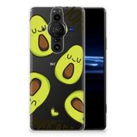 Sony Xperia Pro-I Telefoonhoesje met Naam Avocado Singing - thumbnail