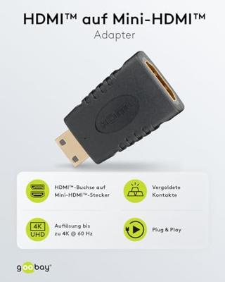 goobay Adapter Mini-HDMI > HDMI