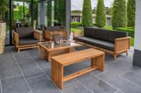 Riverside teak fauteuil incl kussens Tuindeco - Tuindeco - thumbnail