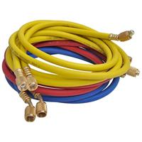 VidaXL Vacuümpomp 50 l/min met 4-voudige manometerset - thumbnail