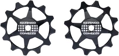 CONTEC derailleurwielen set "scroller" ct pulley set scroller 2x 12 teeth