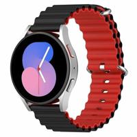 Garmin Vivomove 3 / HR / Luxe / Sport / Style / Trend - Ocean Style bandje - Zwart / rood - thumbnail