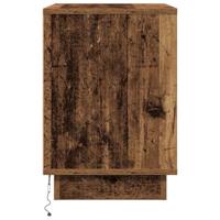 Nachtkastje met 2 pcs Oud Hout 50 x 34.5 x 50 cm. Bewerkt hout - thumbnail